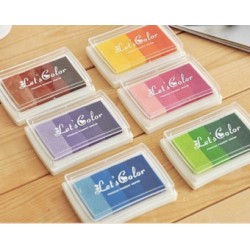 Lote de 6 tintas multicolor