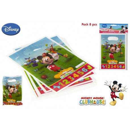Pack 8 bolsitas party Mickey Pack 8 bolsitas party Mickey