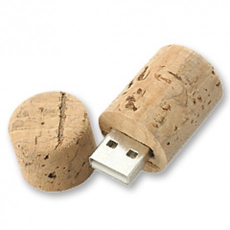 Memoria USB Corcho Tapón Botella Vino 4GB