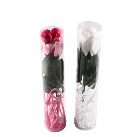 Flor Rosa de Pétalos de Jabón en caja Flor Rosa de Pétalos de Jabón en caja
