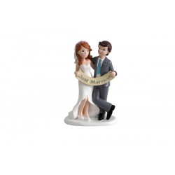 Figura de pastel "JUST MARRIED"