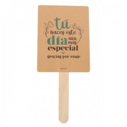 Pai Pai Kraft Frases "Gracias por Venir"