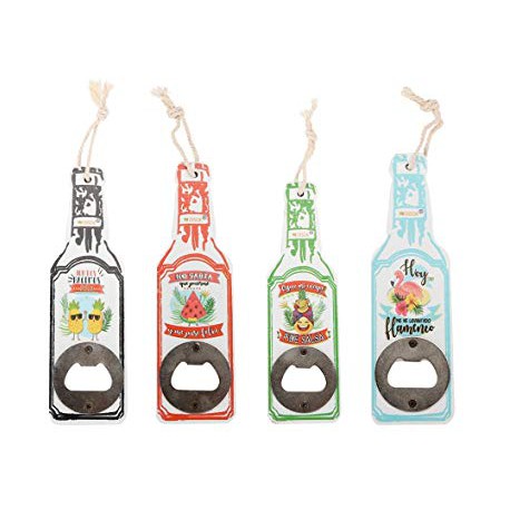 Abrebotellas de Madera en Forma de Botella Tropical Abrebotellas de Madera en Forma de Botella Tropical