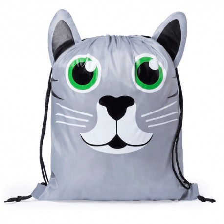 MOCHILA POLIESTER GATO