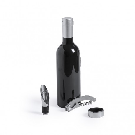 Pack de 10 Botellas personalizadas con 3 accesorios para vino 