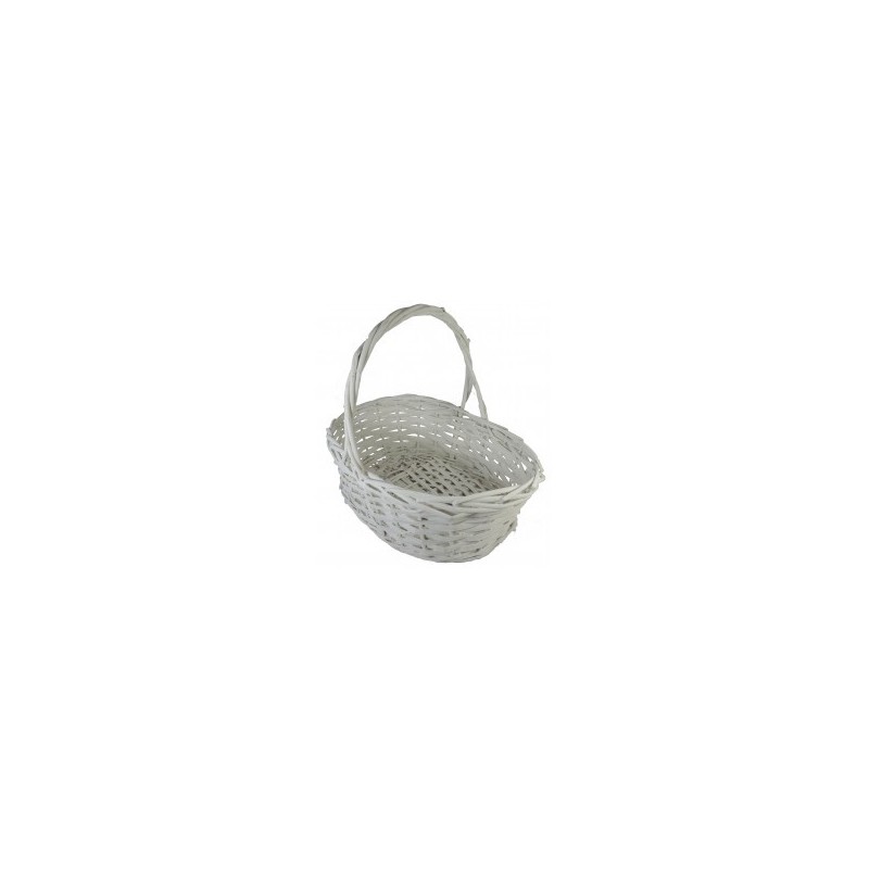 Cesta Blanca de Mimbre, Decoración Bodas y Fiestas. - Inicio -   - DICRAF IMPORT SL B54968151